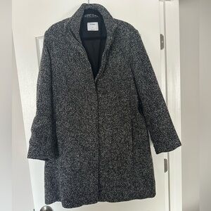 Old Navy Black Tweed Women's Pea Coat